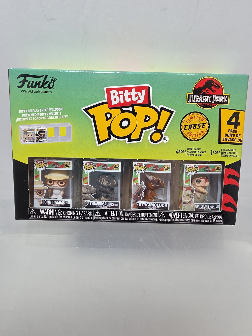 Funko Bitty Pop!: Jurassic Park 4-Pack Series 2 W/ Chase Variant NIB (F4)